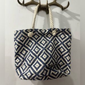 EUC SUMMER & ROSE BLUE EVERYDAY TOTE BAG